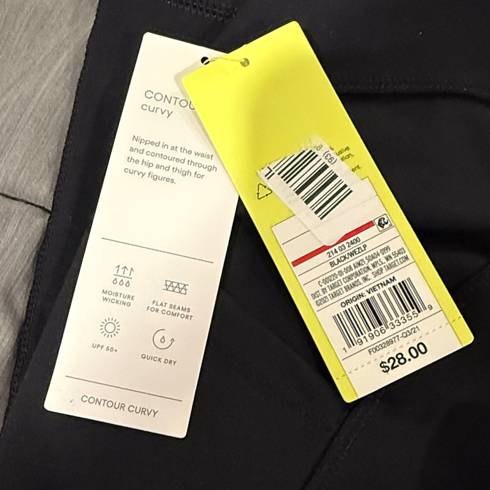 NWT All in Motion Black Leggings - Picture 4 of 4